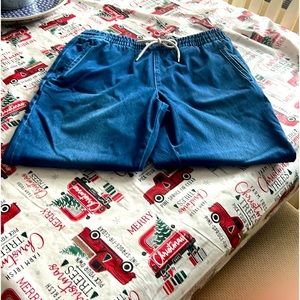 Gap denim joggers.  Never worn.  Size medium.